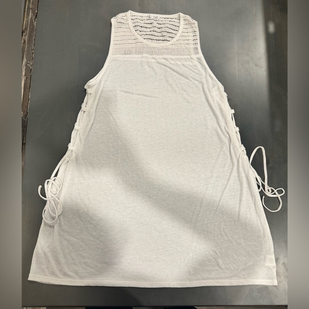 Carve Designs Swim Suit Coverup Dress White Size Large